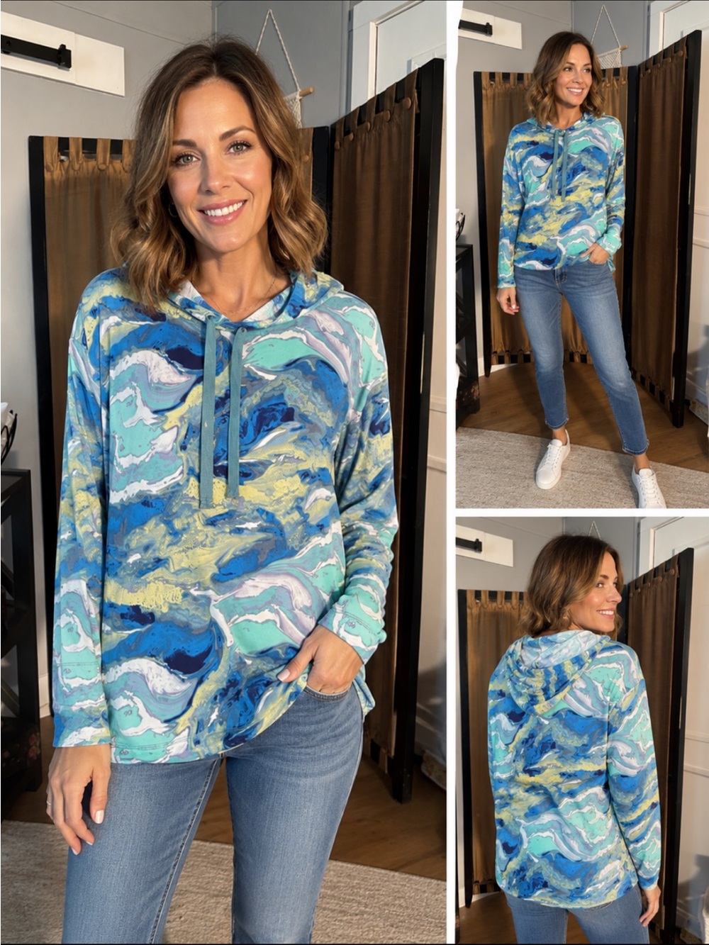 Soft And Stretchy Oversized Pullover hoody From Jones of New York
